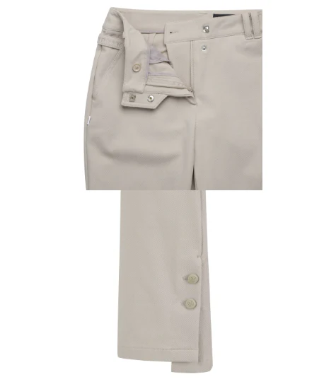 St Andrews women's slim-fit flare golf pants in Khaki - image 6