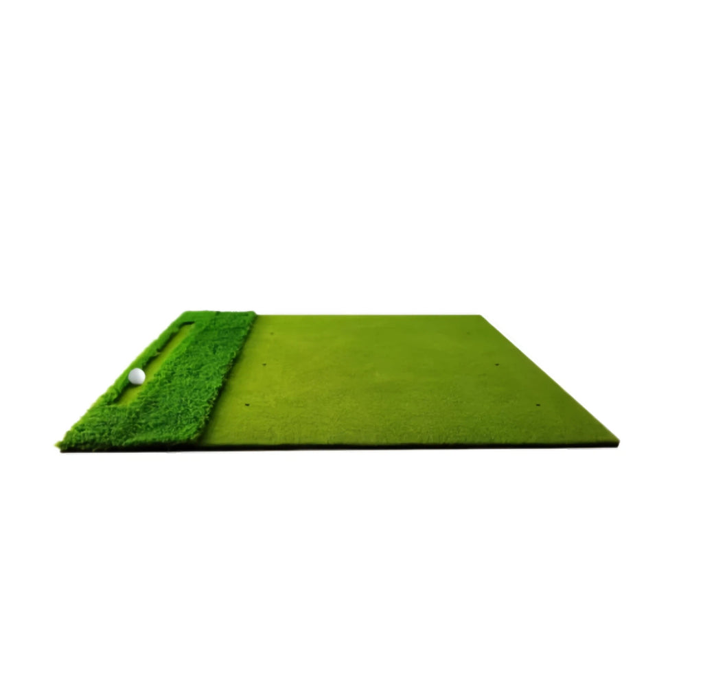 Thick golf practice mat 120x150cm swing chipping turf hero shot with high-density turf
