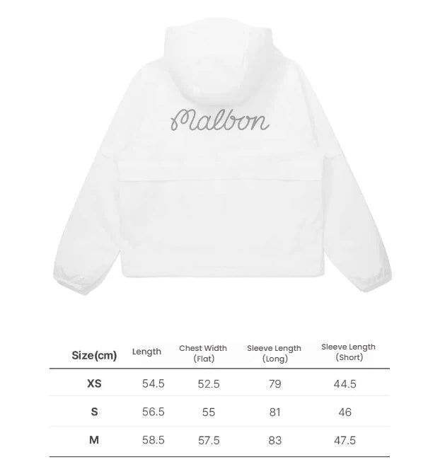 Malbon women golf detachable sleeve windbreaker lifestyle on course