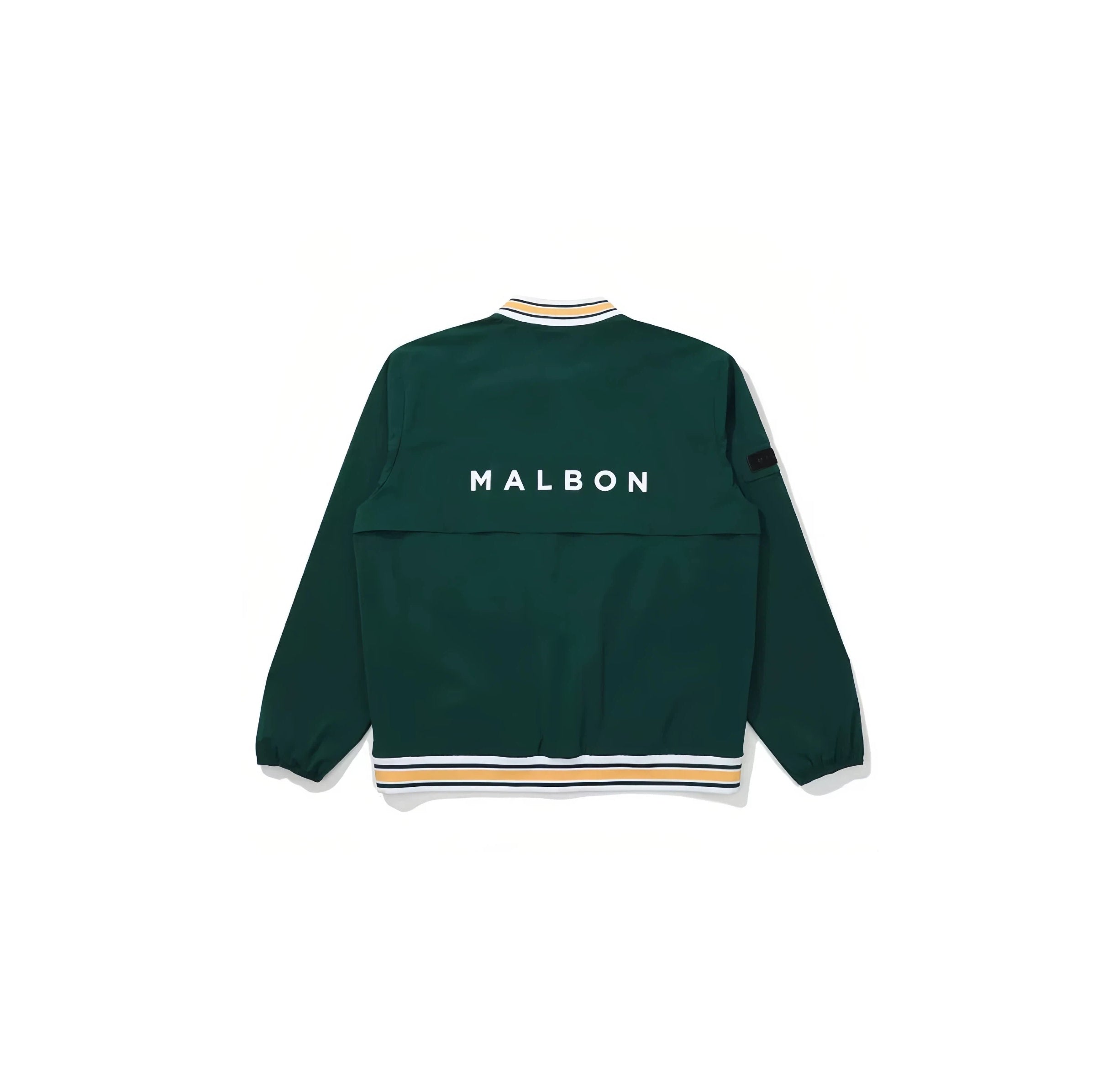 Malbon men golf zip jacket sleeve cuff detail