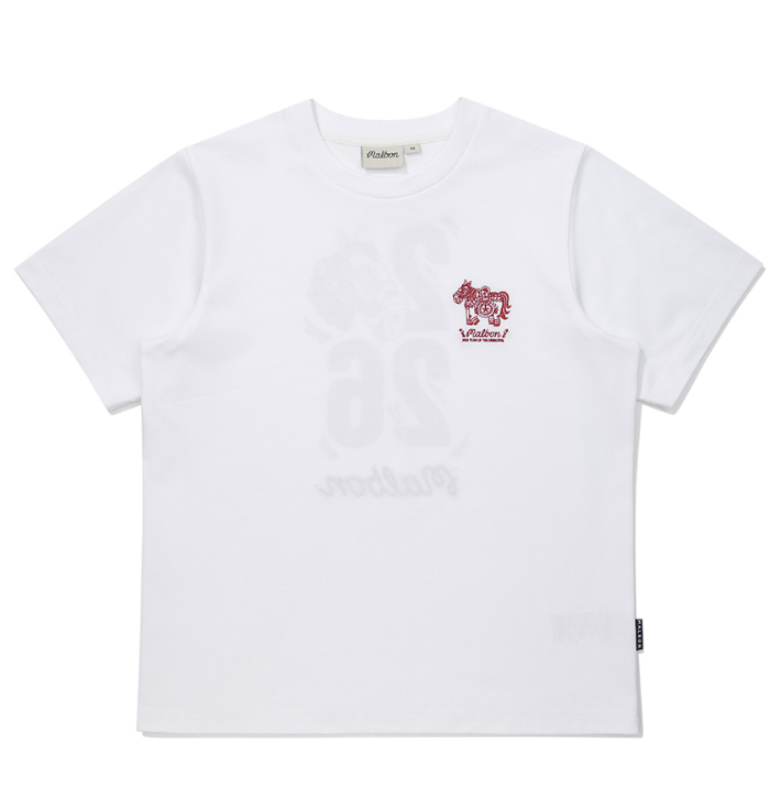 Malbon unisex logo graphic golf tee in white product image