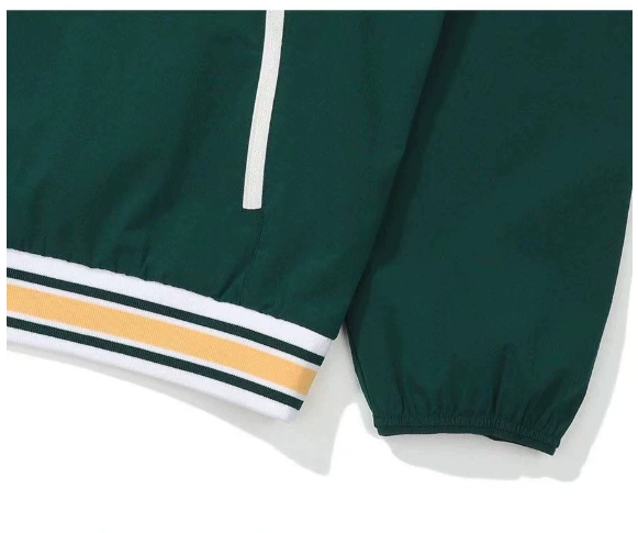 Malbon men golf zip jacket fabric care label