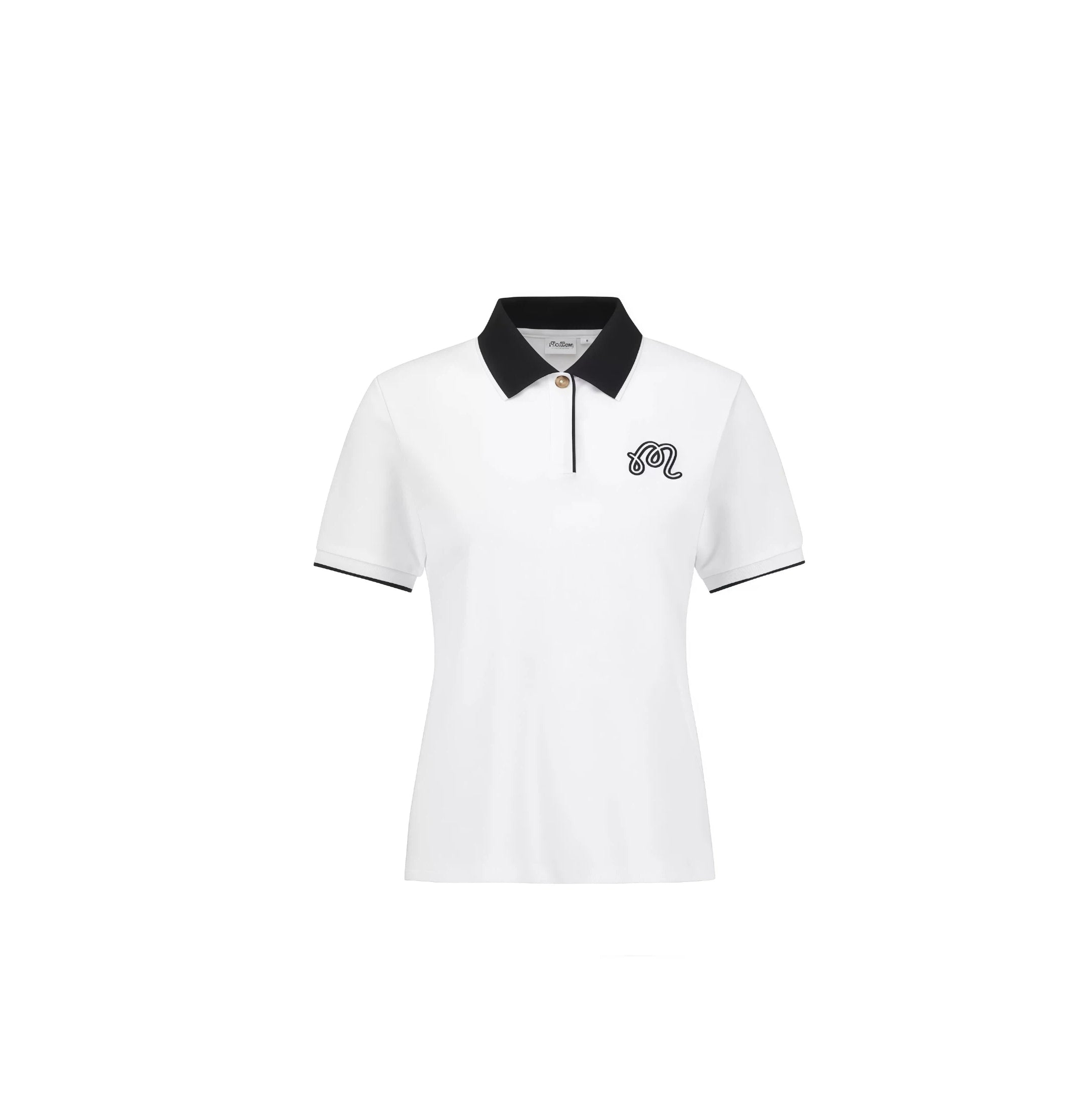 Malbon women's colorblock embroidered golf polo product shot #14