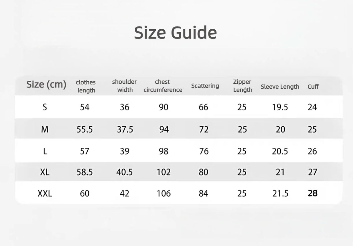 Women’s Summer Quick-Dry Short Sleeve Golf Shirt size chart