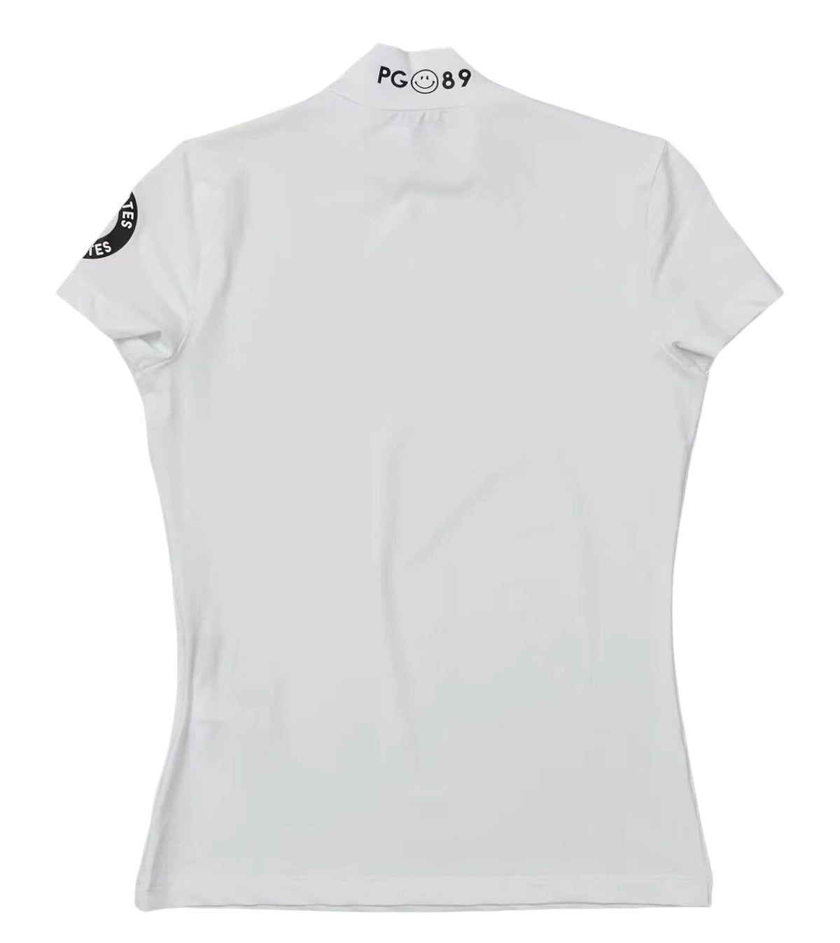 Women’s Summer Ice Silk Breathable Quick-Dry Polo Shirt in White - product view