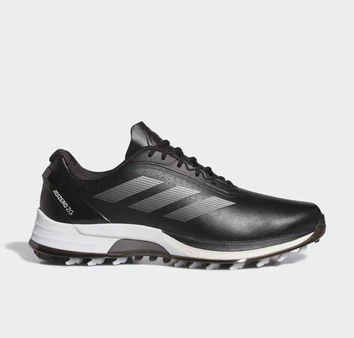 adidas Adizero ZG black spikeless golf shoe outer side view