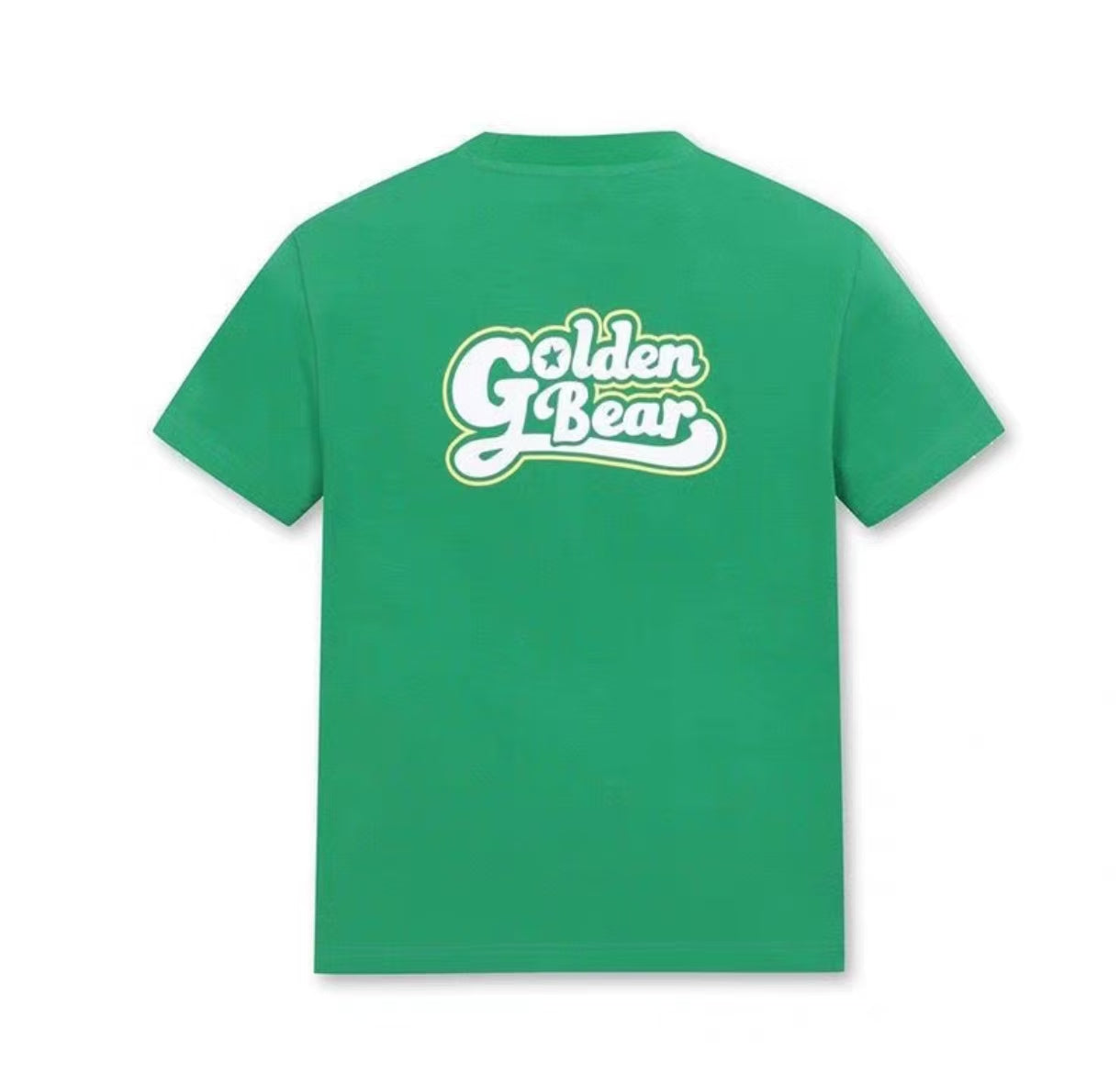Golden Bear Green embroidered golf T-shirt rear view