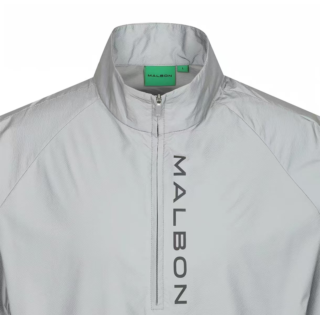 Malbon Golf Men’s Short Sleeve Half-Zip Windproof Jacket