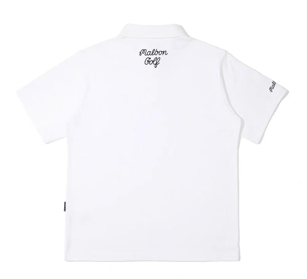 Malbon Golf Breathable Casual Athletic Polo Shirt