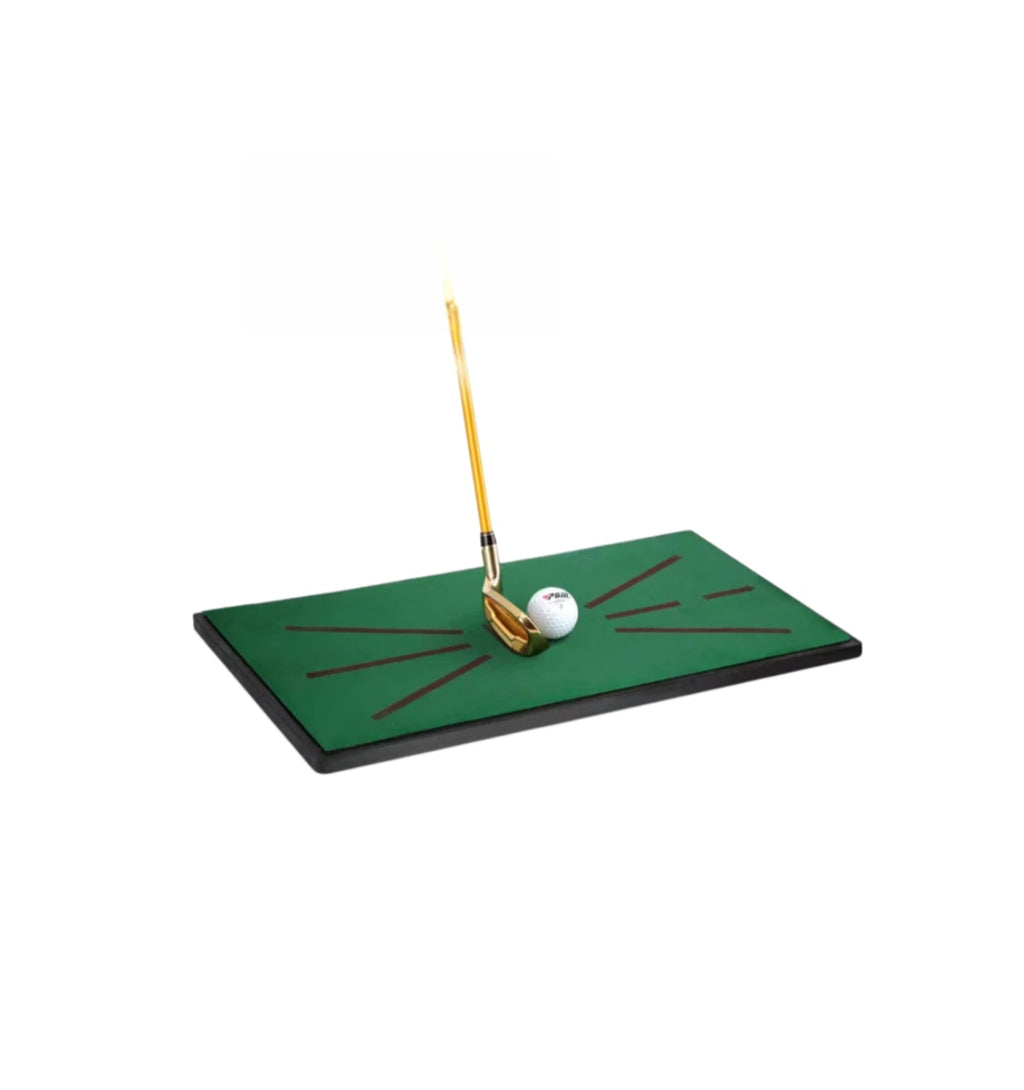 PGM DJD025 trajectory mat printed alignment guidelines on velvet workspace