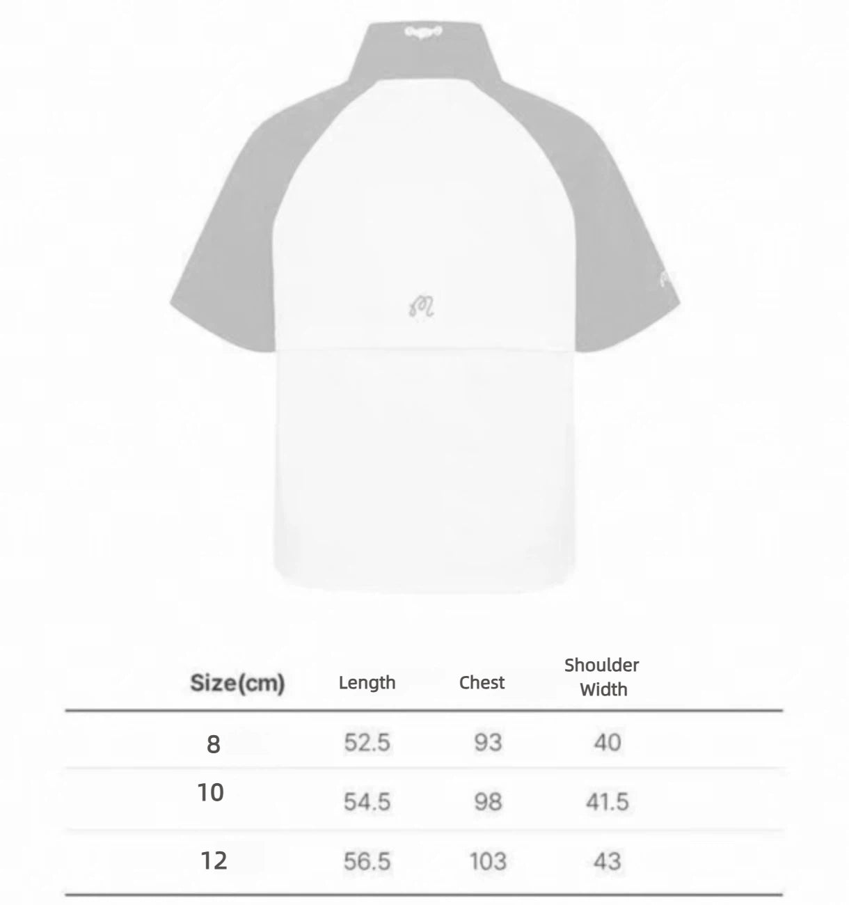 Malbon Golf Women’s Quick-Dry Stand Collar Sports Top white size chart