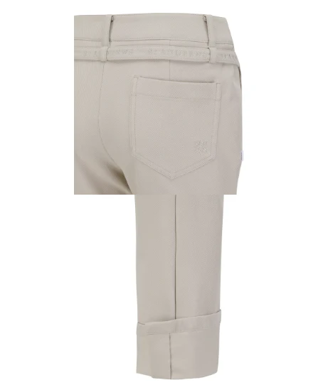 St Andrews women's slim-fit flare golf pants in Khaki - image 7