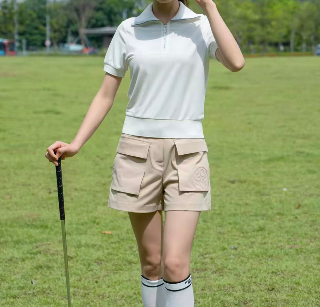 Women’s Summer Quick-Dry Short Sleeve Golf Shirt - product view