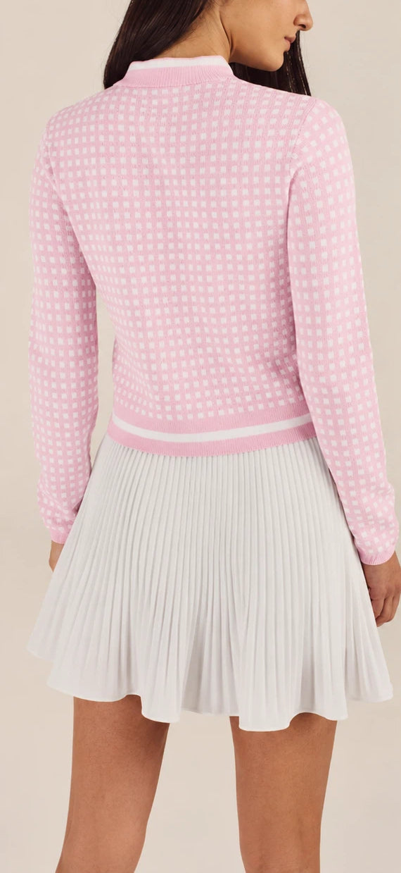 Malbon HVN Valentina Skirt White golf skirt front view