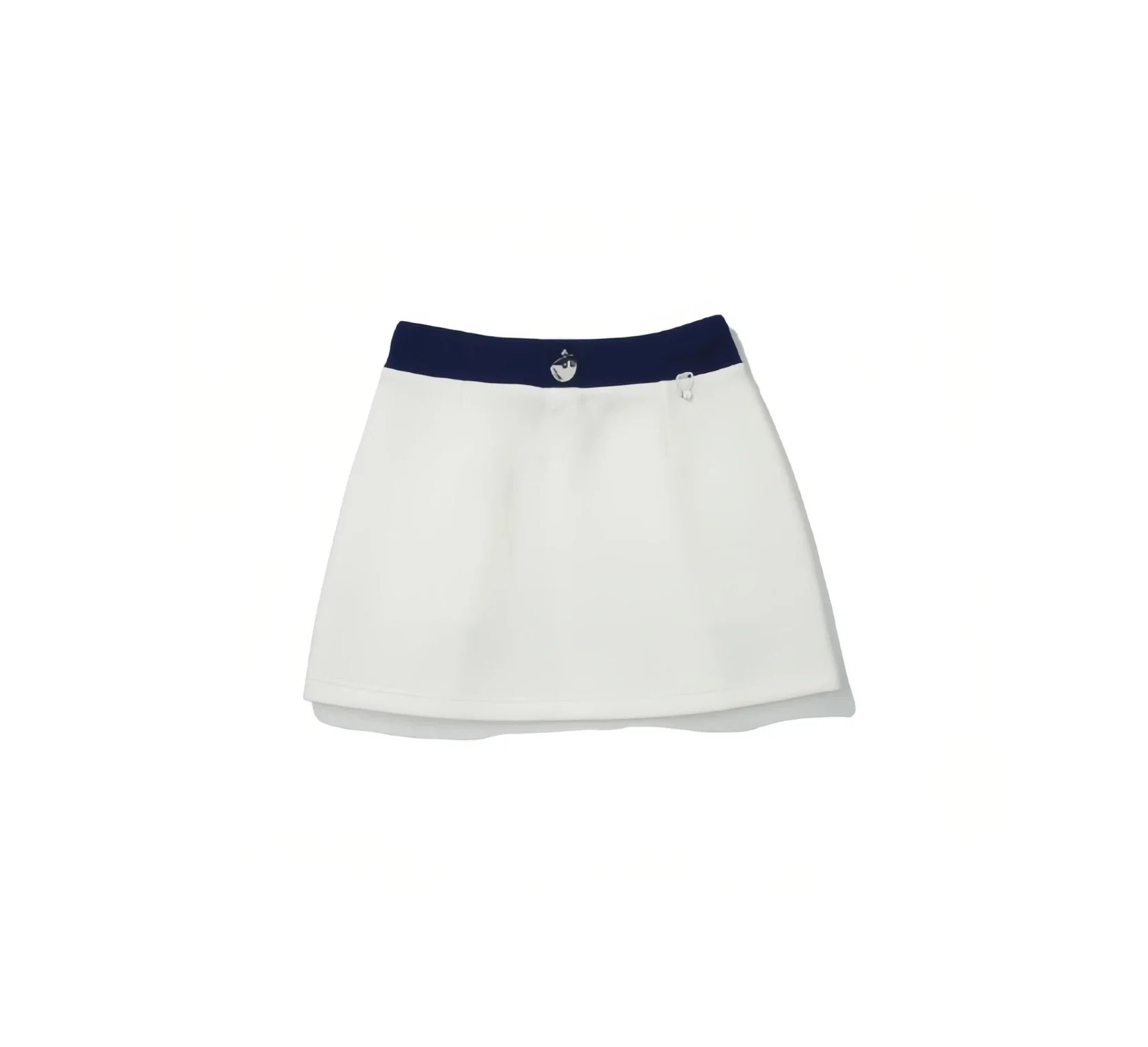 Malbon Women's Golf Skort - Autumn Winter Sport Skirt White back view