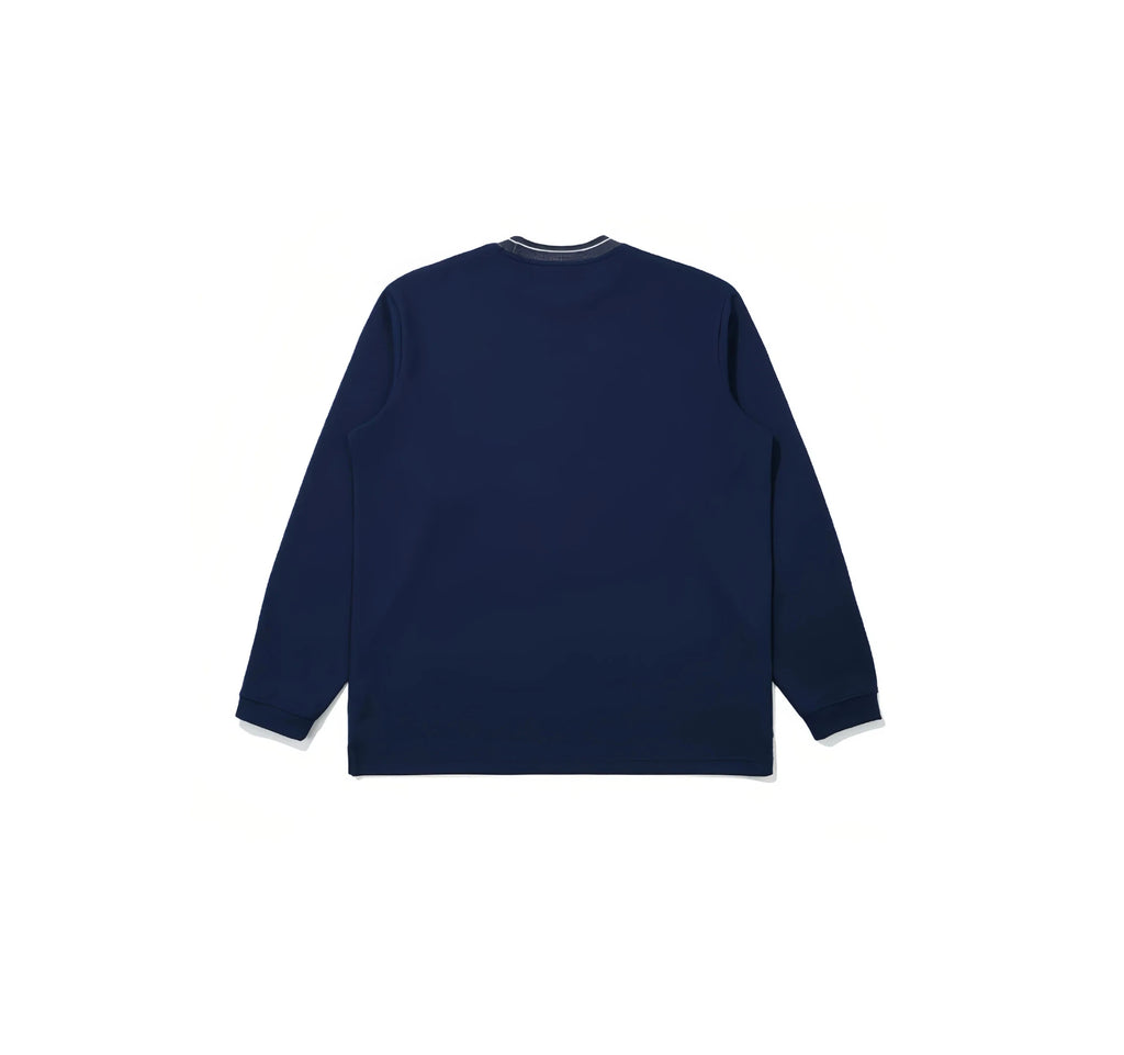 Malbon men long sleeve polo back view