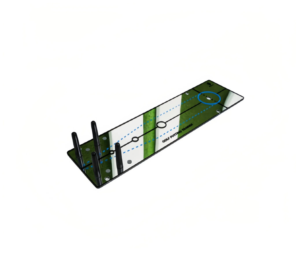 Caiton Golf Putting Mirror with magnetic gate posts attached for putter face alignment training