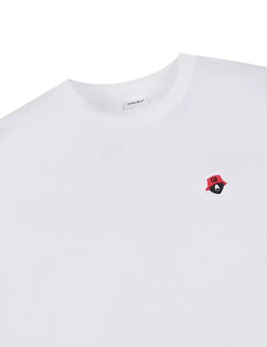 Golden Bear White golf T-shirt front detail