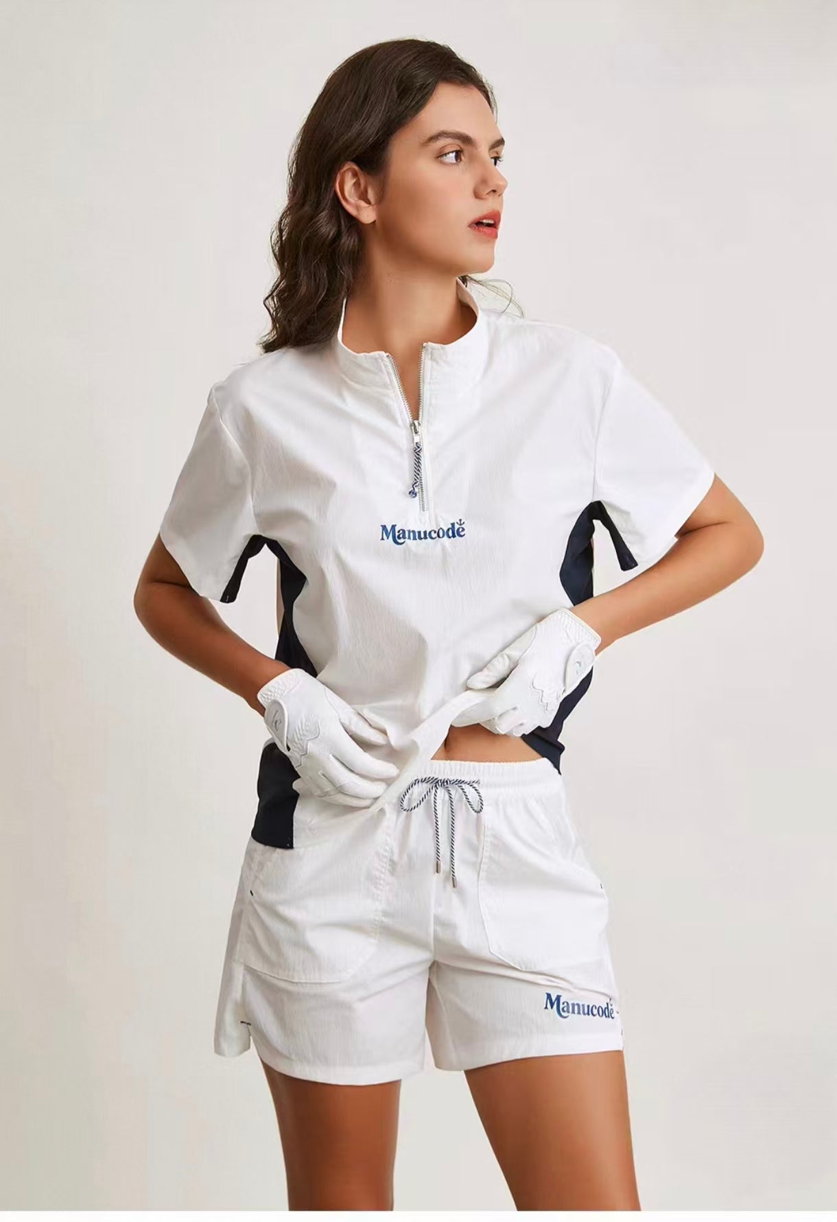 Manucode Women’s Autumn Water-Resistant Graphic Zip Golf Set
