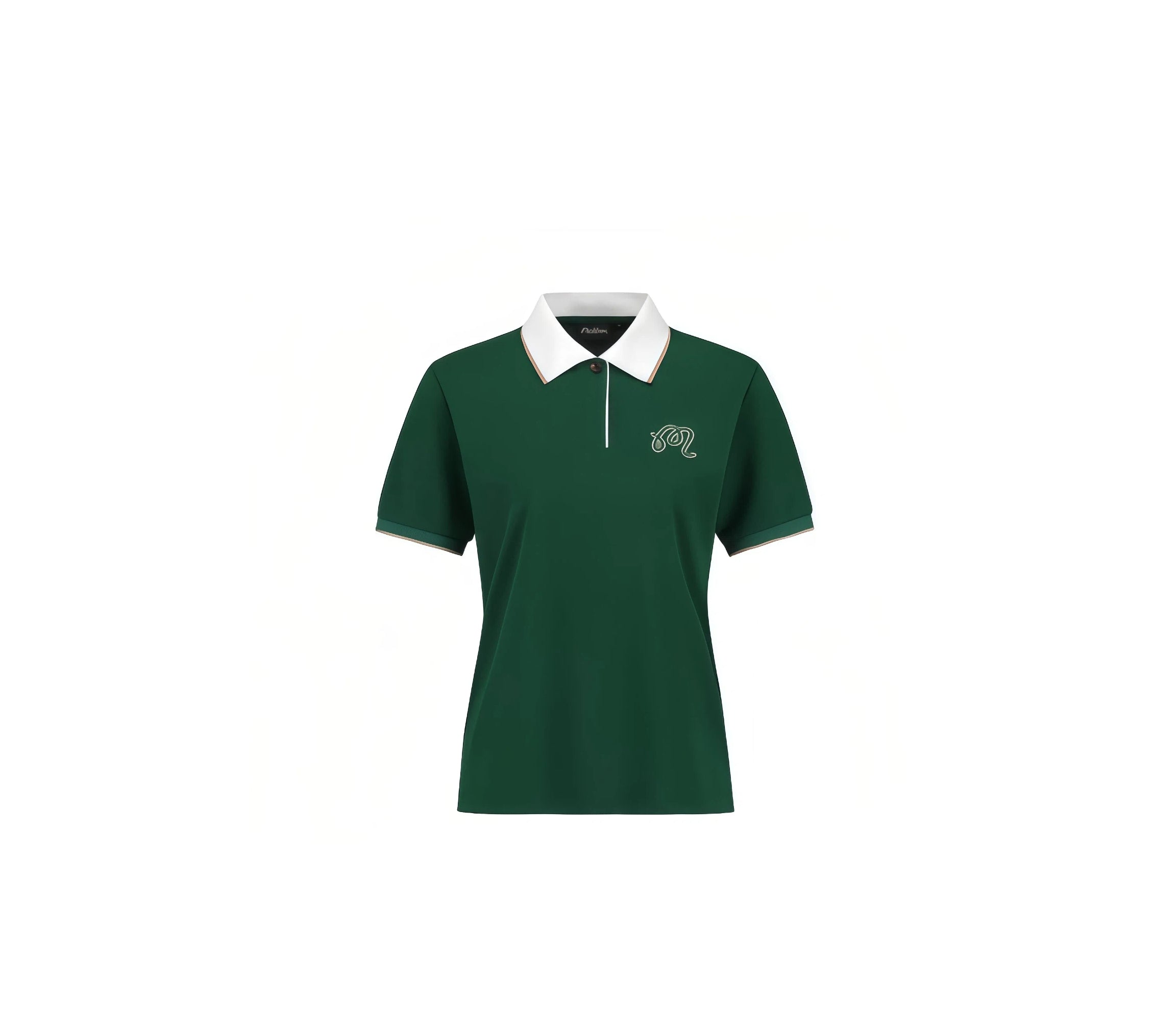 Malbon women's colorblock embroidered golf polo product shot #7