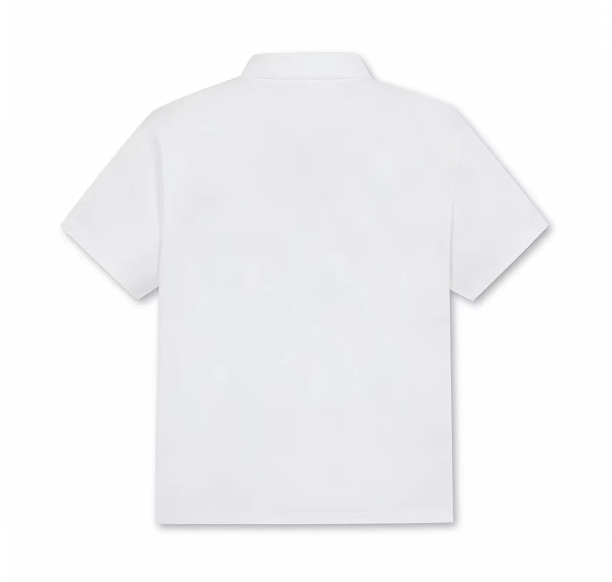 Golden Bear White cotton golf polo rear view