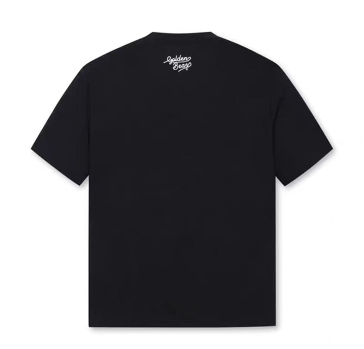 Golden Bear Black embroidered golf T-shirt rear view