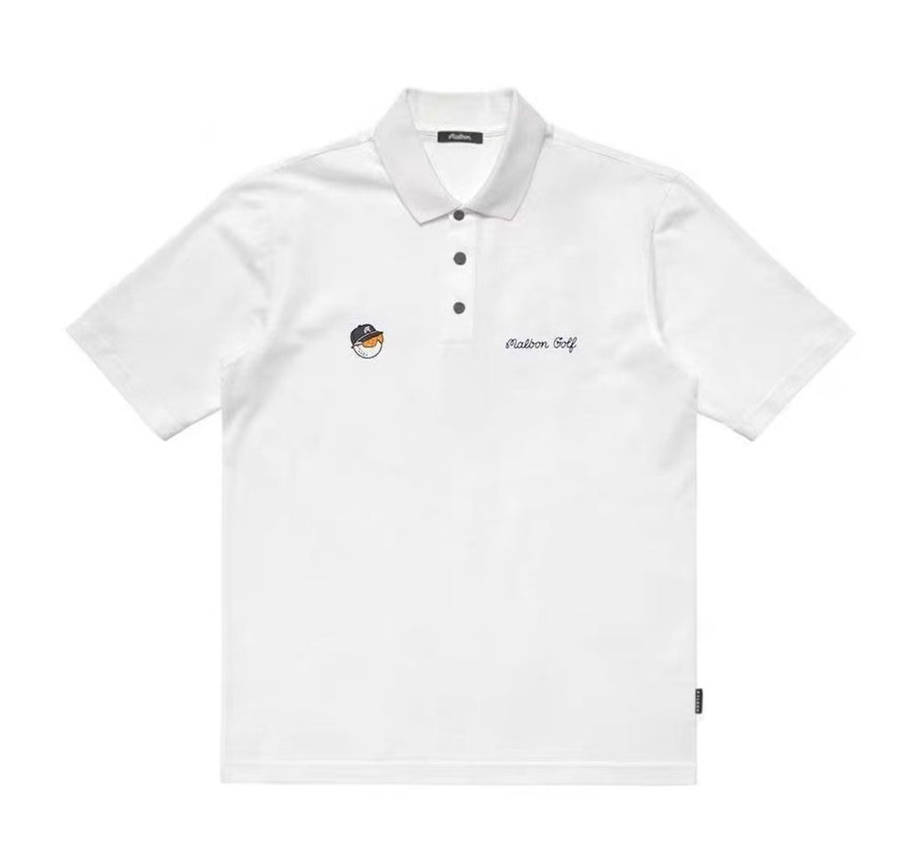 Malbon Golf Breathable Casual Athletic Polo Shirt