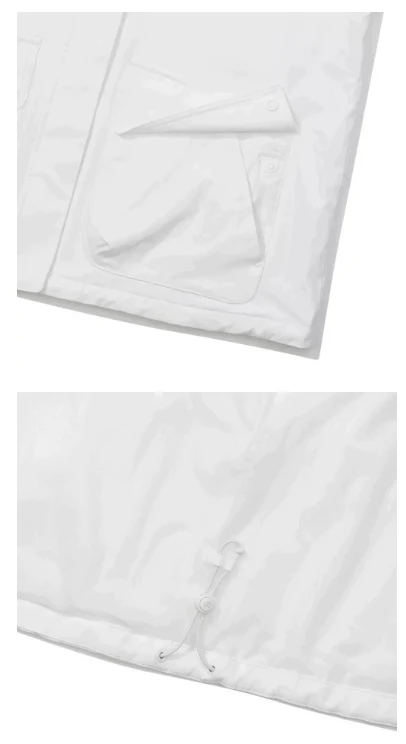 Malbon Women Golf Windbreaker Jacket Zip Hooded 2026 White logo and trim detail