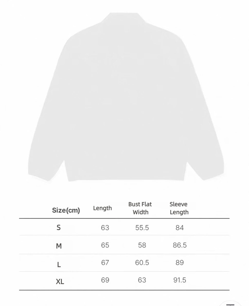 Malbon Studio Seoul Softshell Jacket Beige size chart