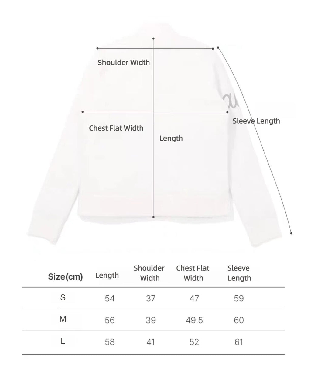 Malbon Golf Women's Knit Down Jacket Black letter size chart