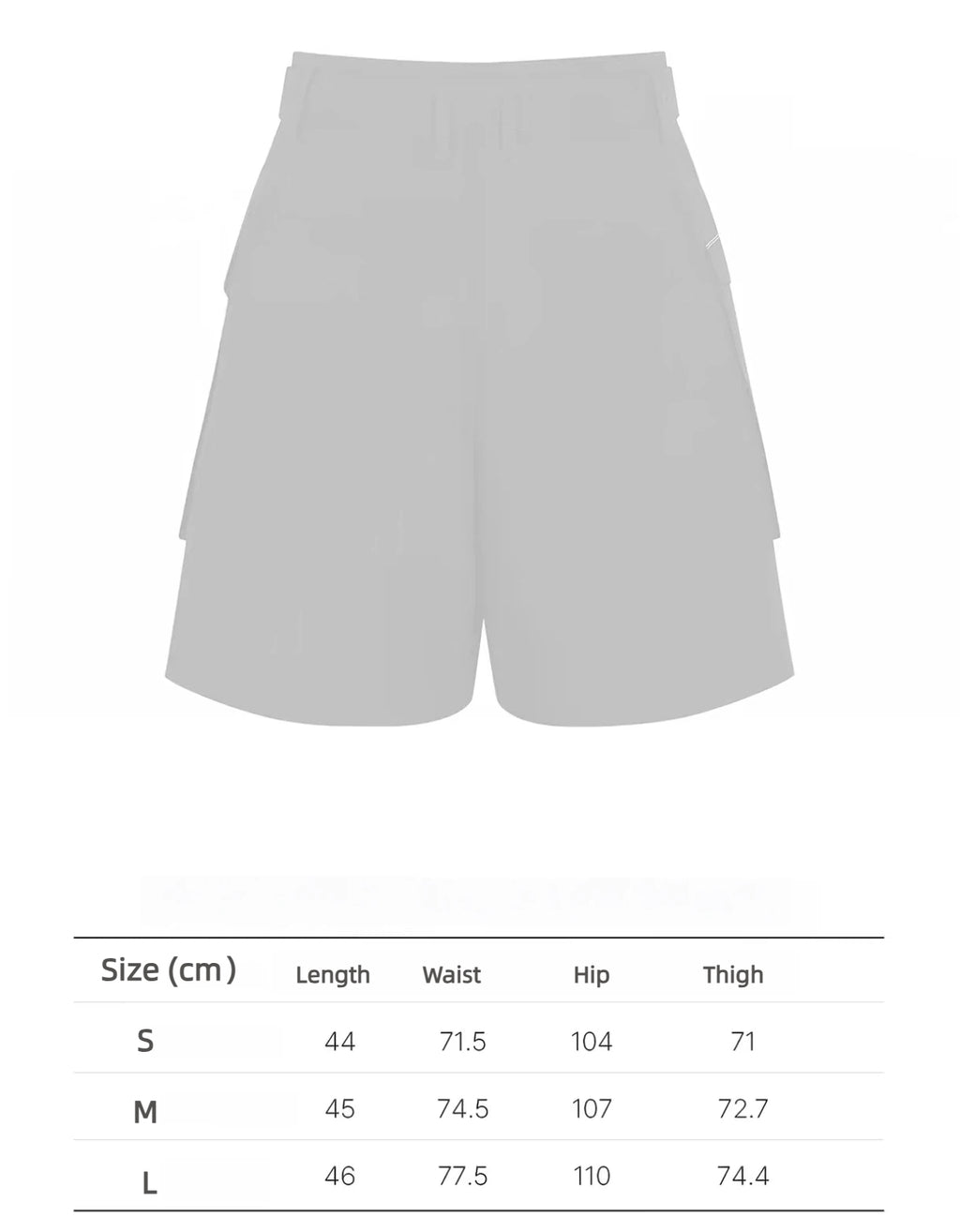 Malbon Women's Breathable Cargo Golf Shorts Black size chart