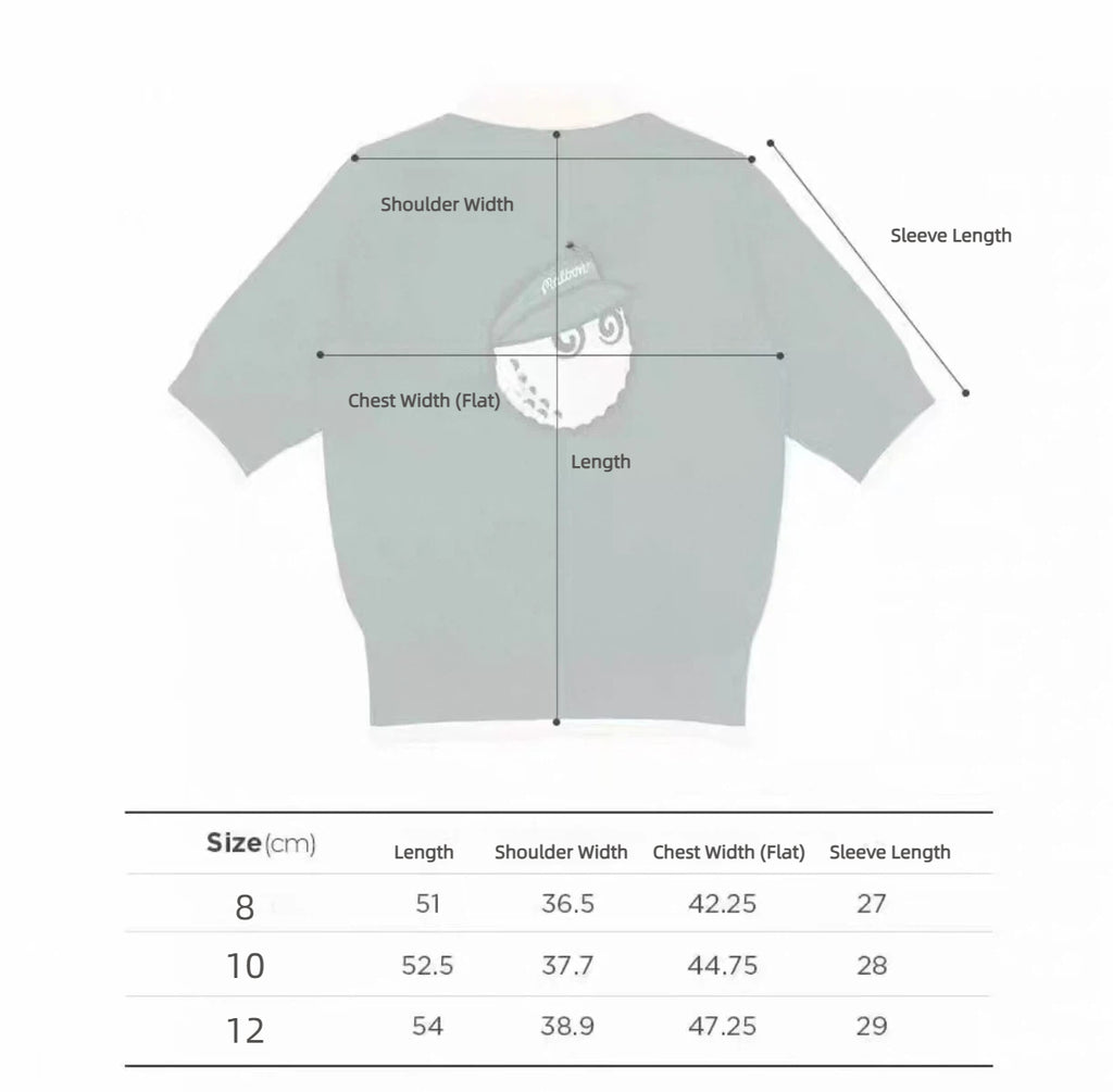 Malbon Women's Slim Fit Knit Short Sleeve Polo Green size chart