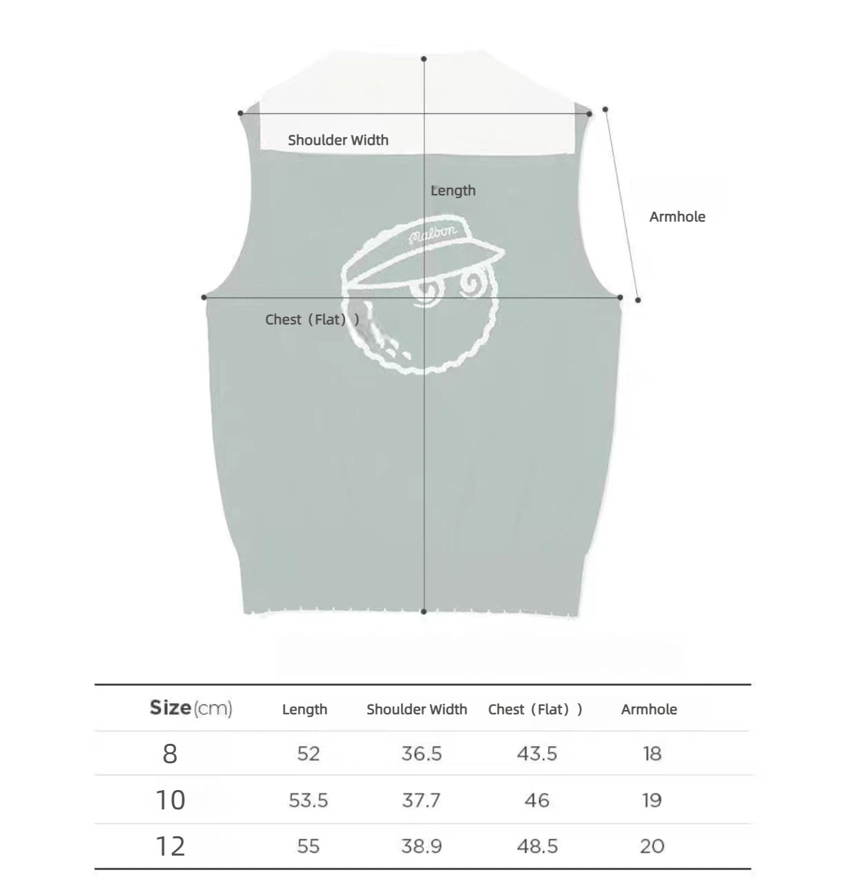 Malbon Women's Knit Short Sleeve Polo Shirt Navy Blue size chart