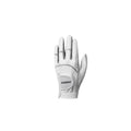 Ozero professional golf glove in white, featuring a sleek design with breathable perforations and a secure Velcro closure for enhanced grip and comfort during play.