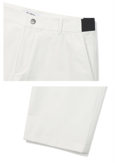Malbon Studio Seoul Cargo Pant White golf cargo pant front view