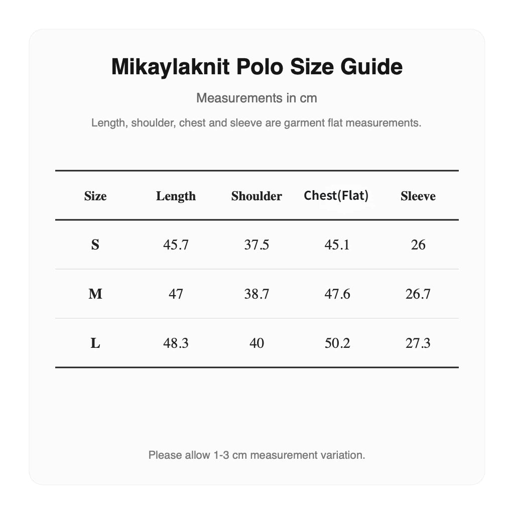 Malbon Mikaylaknit Polo White size chart