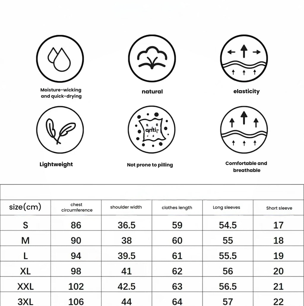 OZ Golf Warehouse women’s golf shirt size chart