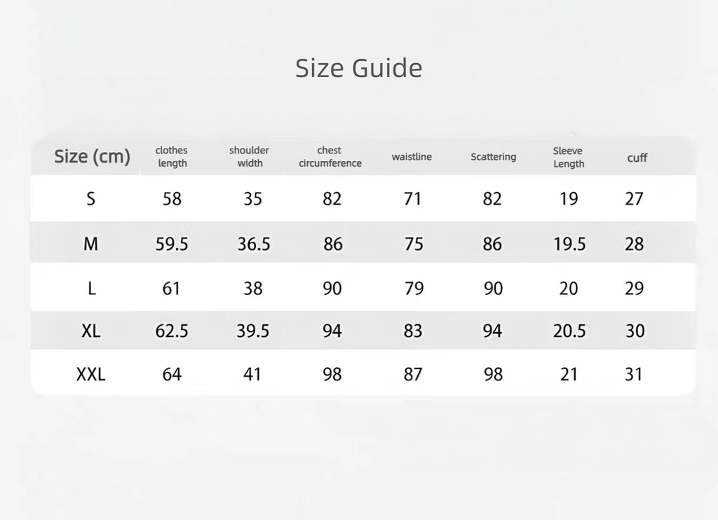 Women’s Quick-Dry Stretch Golf Pleated Skirt Set size chart