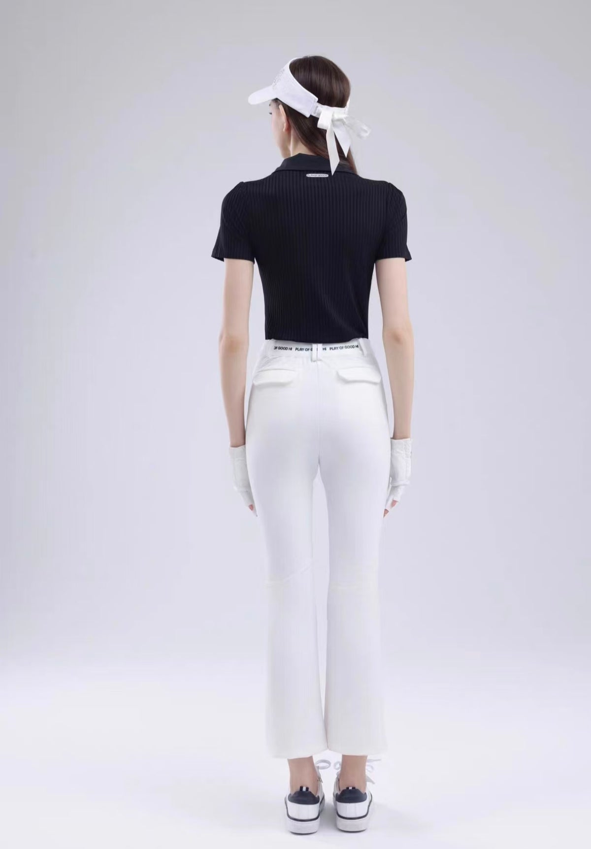 Women’s Summer Quick-Dry Breathable Golf Pants Shirt Set - product view