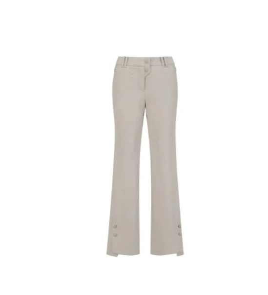 St Andrews women's slim-fit flare golf pants in Khaki - image 3