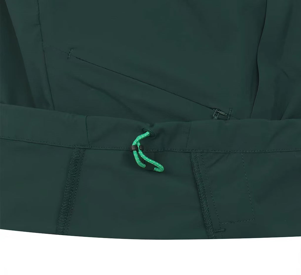 Malbon Golf Men’s Short Sleeve Half-Zip Windproof Jacket