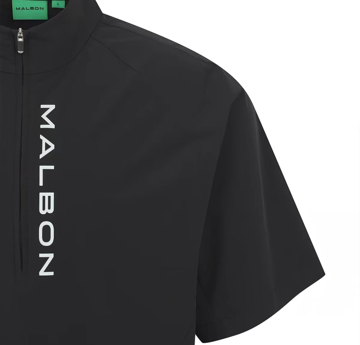 Malbon Golf Men’s Short Sleeve Half-Zip Windproof Jacket