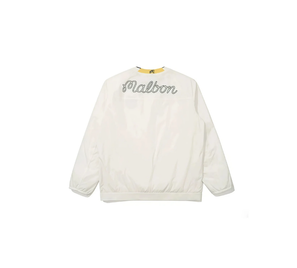 Malbon men's casual long sleeve golf jacket in White - image 3