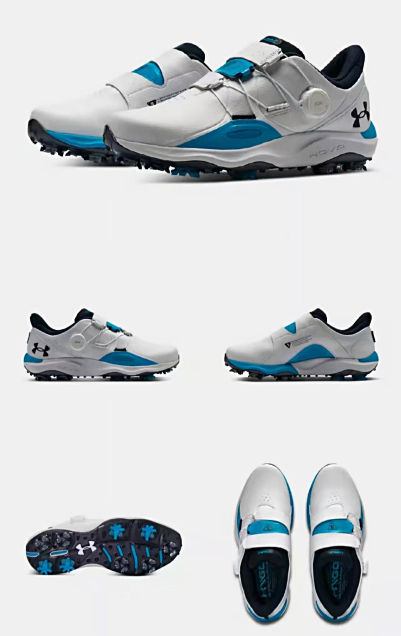 Under Armour Men’s Drive Pro BOA Wide Spiked Golf Shoes