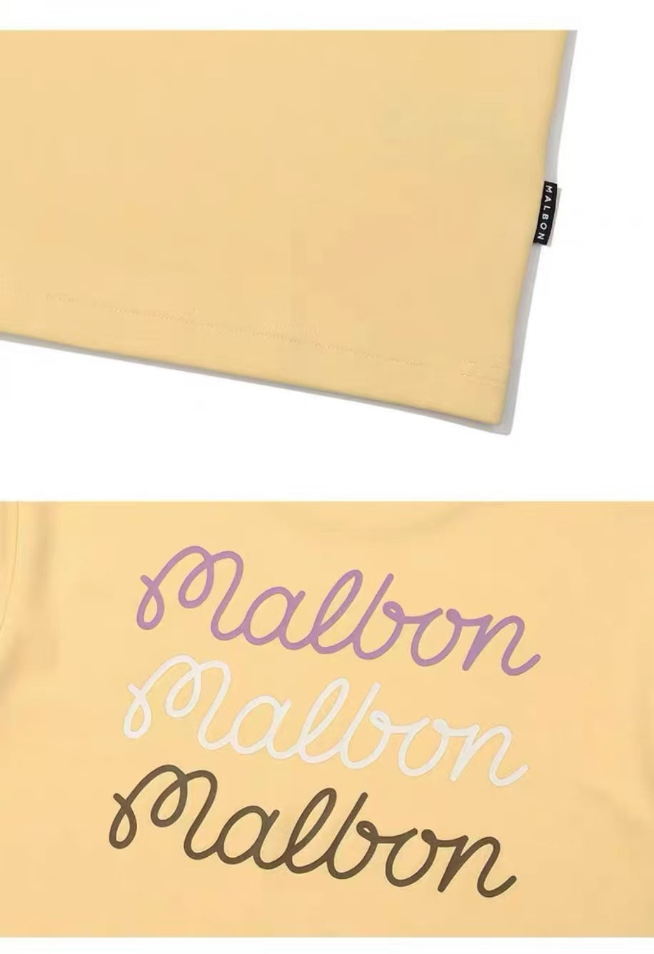 Malbon Golf Unisex Casual Athletic Graphic T-Shirt