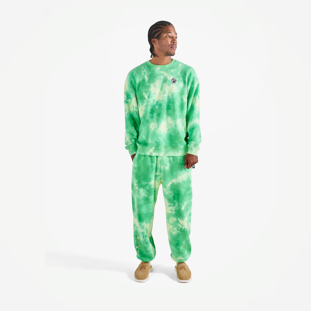 Malbon Malbon Grateful Dead Range Sweatshirt green model image 3