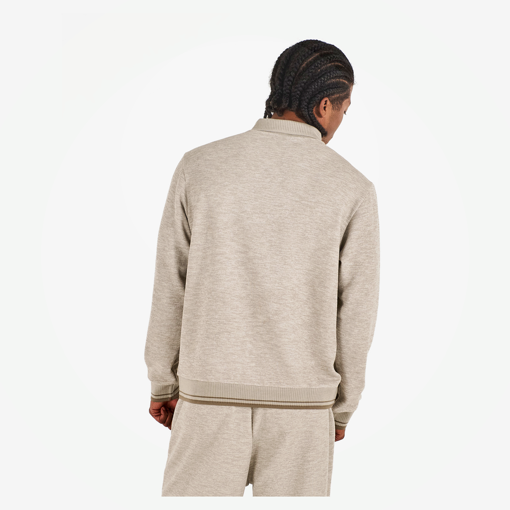 Malbon Malbon Studio Seoul Polo Sweatshirt beige model image 4
