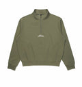 Malbon Cleo Sweatshirt Olive Green golf apparel front view
